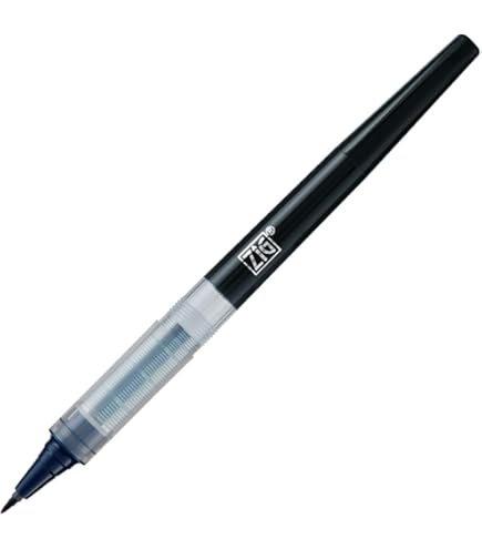 Amazon.com: Kuretake Zig Letter pen COCOIRO, Refillable